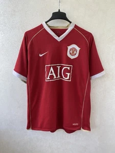 MANCHESTER UNITED 2006 2007 HOME FOOTBALL SHIRT SOCCER JERSEY NIKE 146814 sz L - Picture 1 of 17