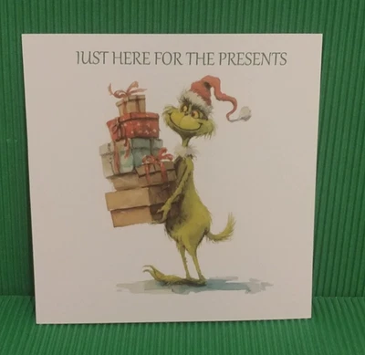 handmade grinch christmas card - Image 1 of 2