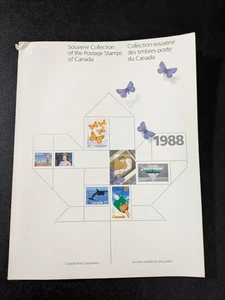 Souvenir Collection of the Postage Stamps of Canada 1988 w/Stamps Brand New - Picture 1 of 5