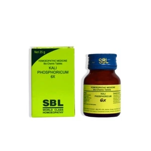 Tableta remedio homeopático SBL Kali Phosphoricum 6X 25gm + ENVÍO GRATUITO - Imagen 1 de 1
