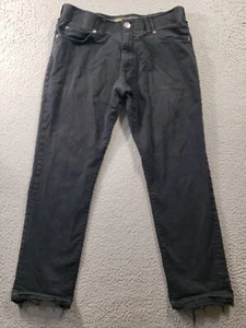 Lee Hose Herren 34x29 Schwarz Extreme Motion Tapered Baumwolle Stretch Performance - Bild 1 von 15