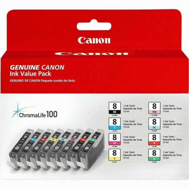 Canon CLI-8 (0620B015) Ink Cartridge - Value Pack