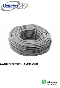 CAVO FILO ELETTRICO FROR TRIPOLARE NPI GRIGIO AL METRO SEZIONE 3X6 mm - Foto 1 di 1