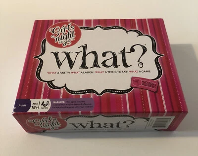 What? Girls Night Out Party Game by Outset - 2012 Edition - 100% Complete! - Image 1 of 4
