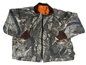 WALLS Reversible Insulated Coat RealTree Hardwood 20-200 -Blaze Camo Mens XL USA - Picture 1 of 12