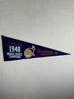 Cleveland Indians Wool Pennant 1948 World Series Champions CooperstownCollection