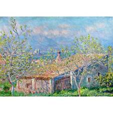 Claude Monet, Gardeners House at Antibes, 1888, Semi-Metallic Gloss, A2 Size