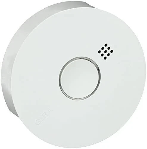 Gira Basic Q Rauchwarnmelder - Weiß, 125x39mm (1145 02)