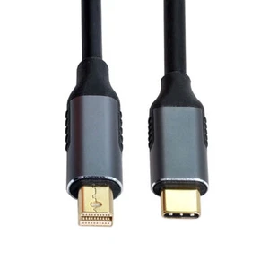 USB 3.1 Type C USB-C to Mini DisplayPort DP Displays Male 4K Monitor Cable 1.8m - Picture 1 of 6