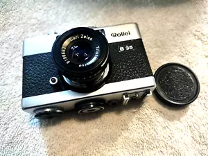 Rollei B35 w/Carl Zeiss Triotar 40mm f/3.5 lens & Lens Cover Not Film Tested - Picture 1 of 17
