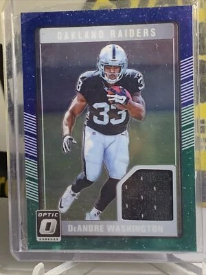 2016 Panini Donruss Optic Football Rookie threads Deandre Washington Patch - Image 1 of 2