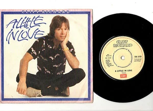 CLIFF RICHARD - A LITTLE IN LOVE / KEEP ON LOOKING.UK ORIG 1980 7" & PIC/SL. N/M - Picture 1 of 2