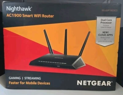 NETGEAR R6900 Nighthawk Ac1900 Smart WiFi Router - Image 1 of 4