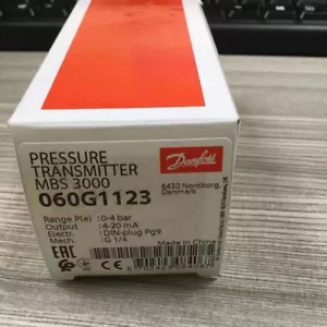 New DANFOSS 060G1123 MBS 3000 Pressure Transmitter In Box #AZ - Picture 1 of 2