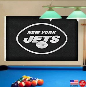 FLAG 3X5 New York Jets Football New Fast USA Shipping Newyork Jet Banner Garage - Picture 1 of 9