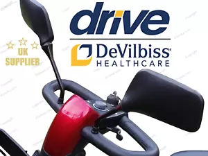 DRIVE MEDIZINISCHE MOBILITÄTSROLLER SPIEGEL PAAR EINSCHLIESSLICH ADAPTER FÜR ALLE MODELLE. - Bild 1 von 3
