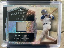 2022 Leaf ITG In The Game Sammy Sosa Hall of Fame patch Relic 7/25 HC-19 