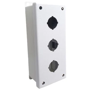 Rittal PB03305S1C Pushbutton Enclosure, 3-Hole, ø30.5mm, NEMA 12, Steel - Picture 1 of 6