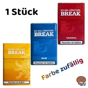 Break Metall Zigarettenbox exklusives Sammlerstück, Farbe rot/blau/gelb zufällig - Bild 1 von 7