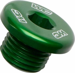 Works Connection Green Billet Aluminum Radiator Drain Plug (24-633) - Bild 1 von 1