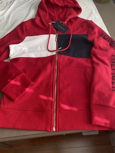Tommy Hilfiger Hoodie Women XS Full Zip Sweater Sweatshirt Jacket - Picture 1 of 5