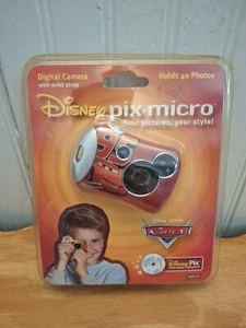 Disney Pix Micro Digital Camera With Wrist Strap /Pixar Cars Sealed McQueen 2006 - Picture 1 of 7
