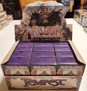 MTG: TEMPEST Starter Deck display box w/12 deck boxes + booklets; NO CARDS, 1997 - Picture 1 of 9
