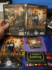 N9 Sony Playstation 2 Lord of the Rings Return of The King PS2 Polished DMG