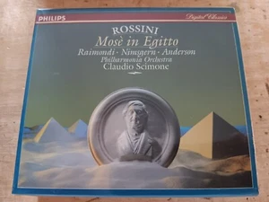 PHILIPS 2CD BOX ROSSINI MOSES IN EGYPT RAIMONDI NIMSGERN ANDERSO NEAR MINT LQQK! - Picture 1 of 2