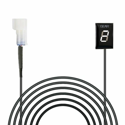 Indicador de engranaje LED blanco para motocicleta Kawasaki ZX-6R ER-6F 6N VN900 Z750 Z1000 Foto 1 de 4