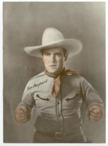 1935 Orpheum movie theatre flyer Powder Smoke Range and Heir To Trouble - Picture 1 of 2