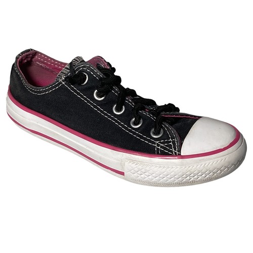 Converse Kids 12 Chuck Taylor All Star Doppia Lingua Nero Rosa 654365F