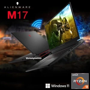 Dell Alienware M17 R5 17.3 QHD 2560*1440 AMD RYZEN 9 32G 1TB RTX 3070 8GB Gaming - Picture 1 of 1