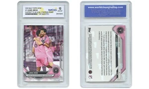 2025 MLS Topps Now LIONEL MESSI Fastest 40 Goal in History Card #1 GEM MINT 10 - Picture 1 of 4