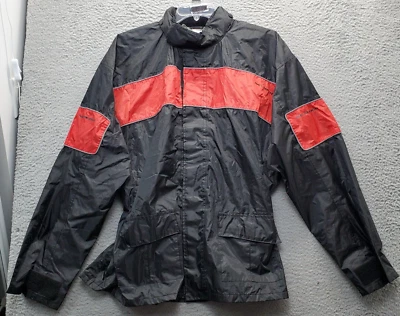 Chaqueta de motocicleta Nelson Rigg Prostrom para hombre negra gancho y bucle cremallera interior delantera Foto 1 de 4