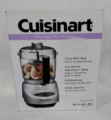 🆕 Cuisinart Mini-Prep Plus Food Processor DLC-2ABC Brushed Chrome - Image 1 of 4