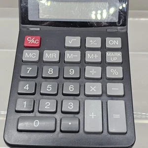 Vintage Casio JW-8L Electronic Calculator C-Power Solar | Tested Working - Picture 1 of 7