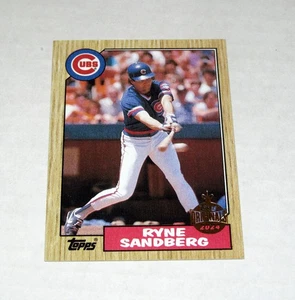 2024 Topps Originals Buyback Stamped 1987 #680 Ryne Sandberg HOF Cubs - Bild 1 von 2