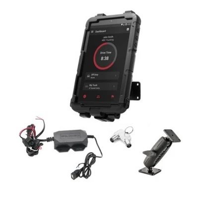 GPSLockbox Samsung Tab A 8.4” FlexII ATMOS Cradle Kit Key Lock/Wiring for T307U - Image 1 of 4