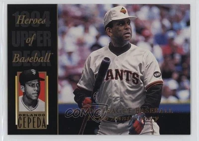 1994 Upper Deck All-Time Heroes of Baseball 125th Anniversary Orlando Cepeda HOF - Image 1 of 2