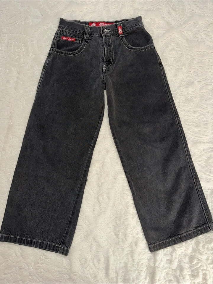 RARO DE ENCONTRAR JNCO JEANS PANTALONES NIÑOS TALLA 14/28" EN CINTURA FINALES DE LOS 80 STREETWEAR Foto 1 de 4