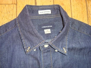 J.CREW JEANS HERREN LANGARM SLIM UNGESTECKT DENIM HEMD GR XS KAUM GETRAGEN! - Bild 1 von 12