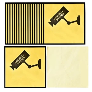 20x CCTV Surveillance Camera Security System Warning Sticker Sign Decal BEA - Picture 1 of 11