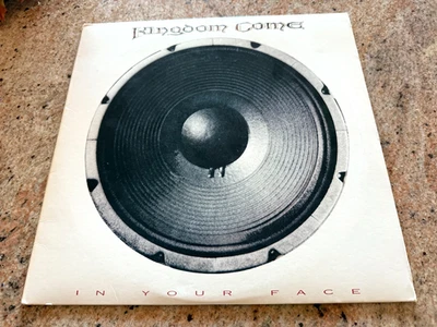 KINGDOM COME - IN YOUR FACE / 1989 POLYGRAM RECORDS LP / VG+ / ULTRASONIC CLEAN - Image 1 of 3