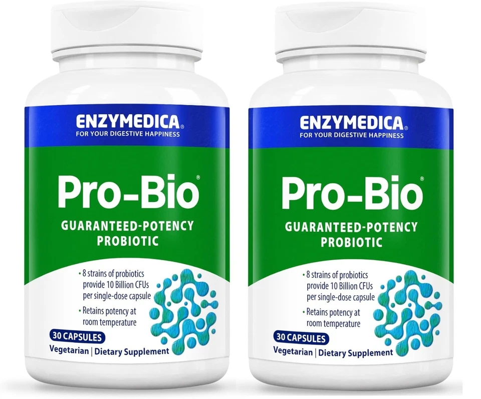 Enzymedica Pro Bio 30 Capsule EXP 09/25 2 Pack Foto 1 de 4