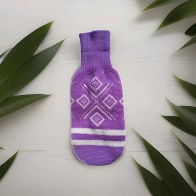 Suéter Perro Pequeño Morado Y Blanco 10" Foto 1 de 4