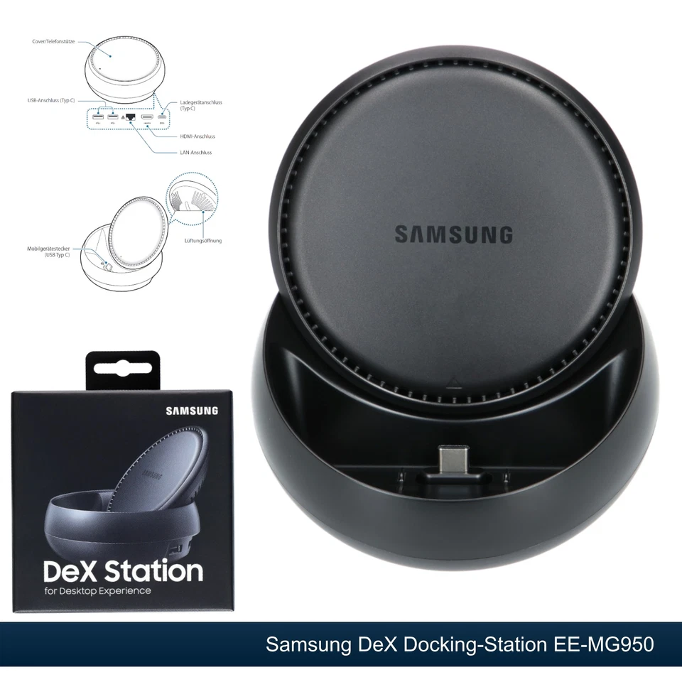 Samsung EE-MG950 DeX Docking Station - Schwarz (EE-MG950BBEGWW)