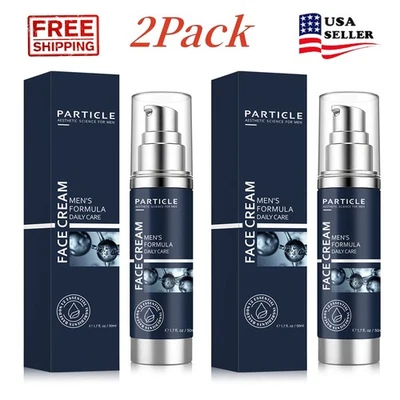 2X Crema facial de partículas para hombres 6 en 1 crema antienvejecimiento combate las manchas oscuras bolsa para los ojos Foto 1 de 4