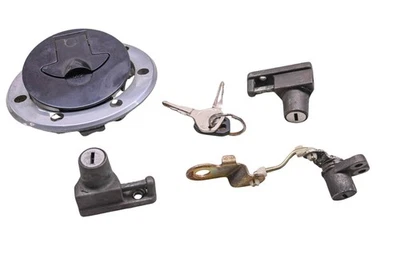 03 Kawasaki Ninja 500R Gas Cap Locks & Key - Image 1 of 3