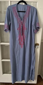 Swim Cover Up Dress Beach West Women's One Size Boho - Picture 1 of 11